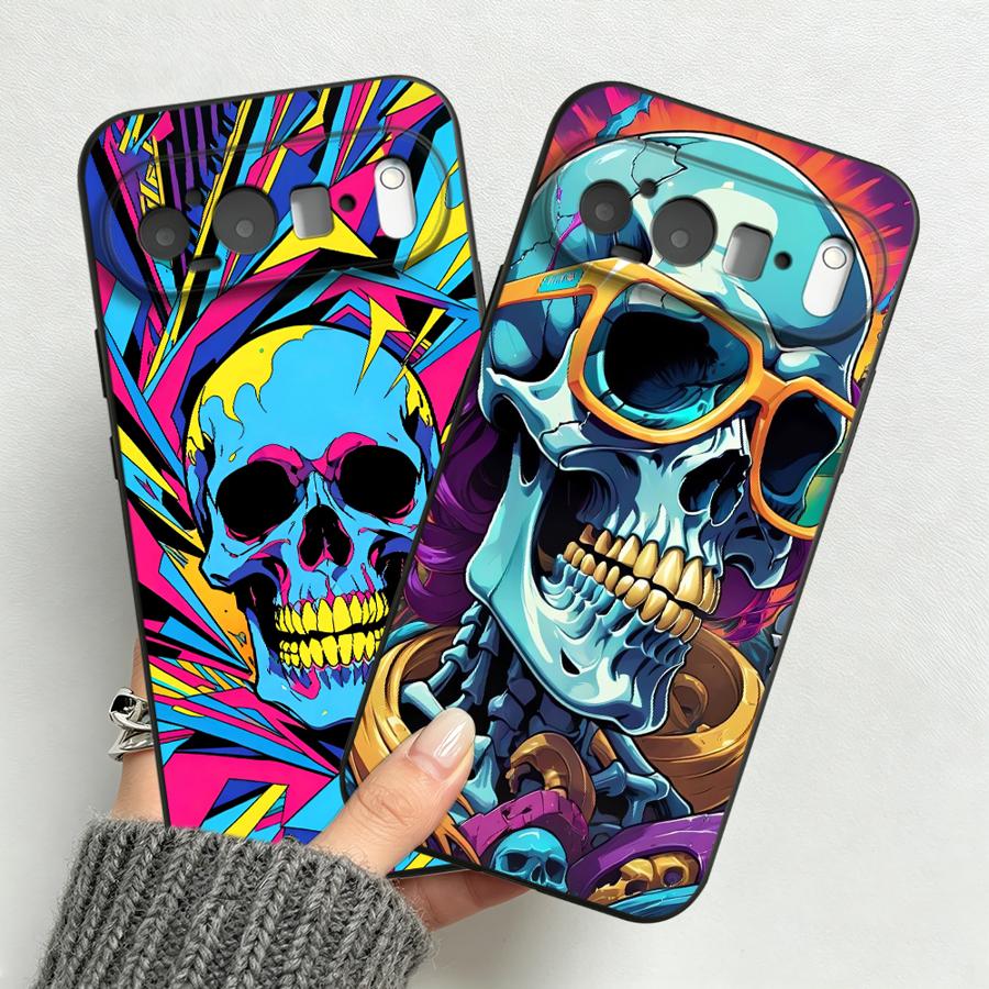 Casing Tengkorak Seni Pop Neon - Google Pixel 9 ulasan dan harga