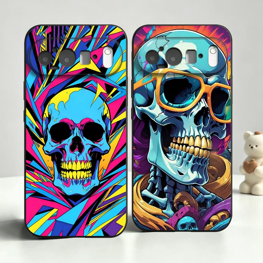 Casing Tengkorak Seni Pop Neon - Google Pixel 9 ulasan dan harga