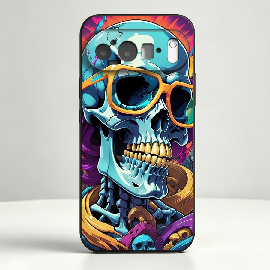 Casing Tengkorak Seni Pop Neon - Google Pixel 9 ulasan dan harga