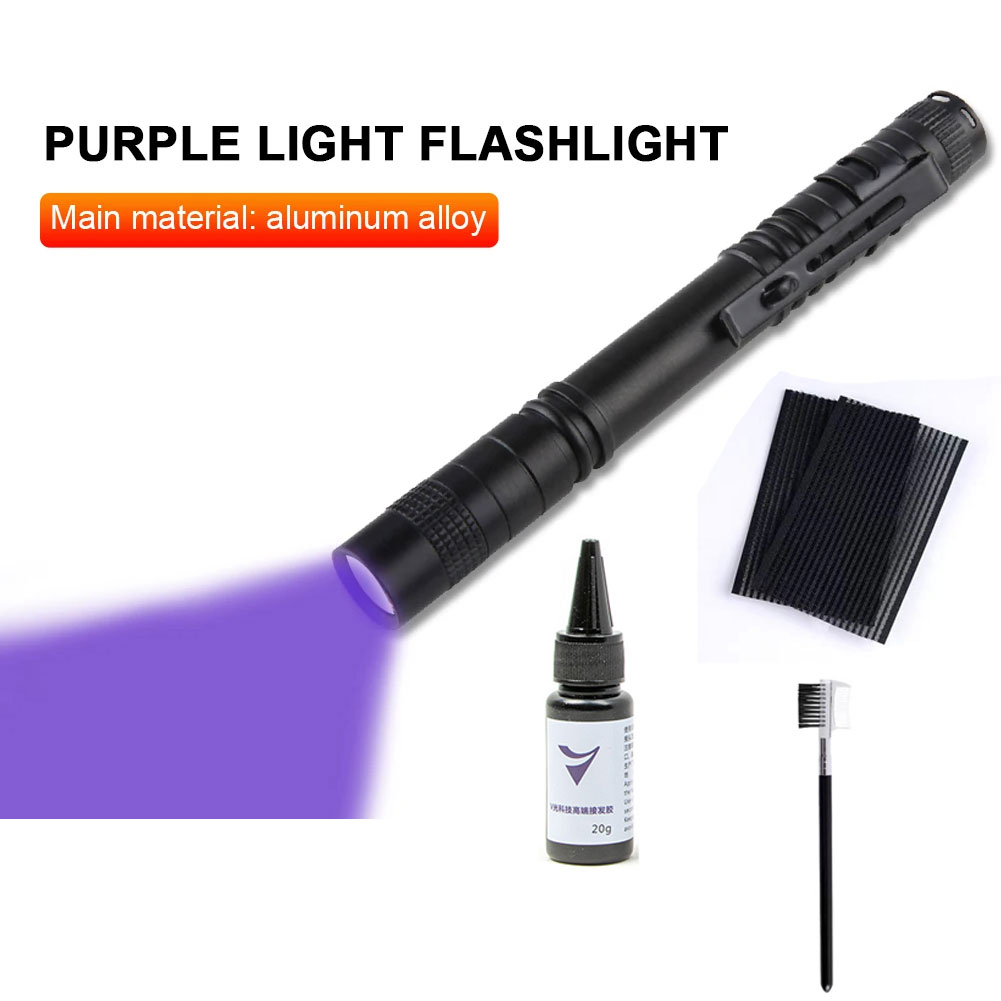 Kit Lem Ekstensi Rambut UV Lig - Liquid Uv Glue Kit ulasan dan harga